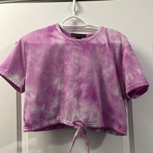 Womens crop top style shirt